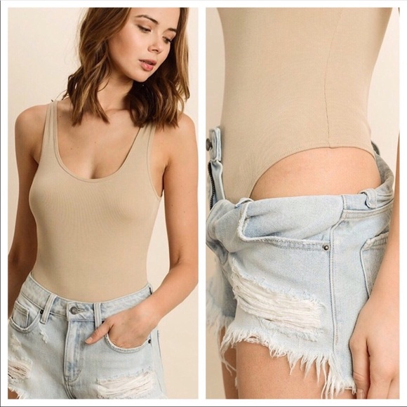 Last One Mini Ribbed Tank Bodysuit - Picture 2 of 7